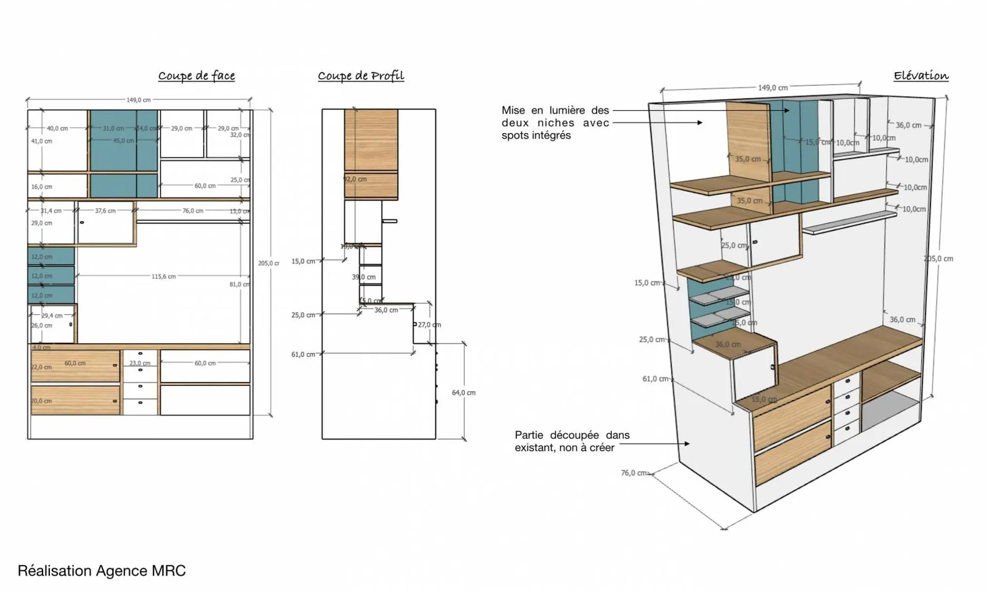 Concepteur d’intérieur pour aménager un appartement et un meuble sur mesure à Marseille 13007