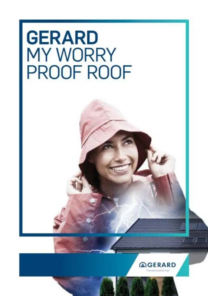 1ère page Brochure corporate Tuiles GERARD en anglais