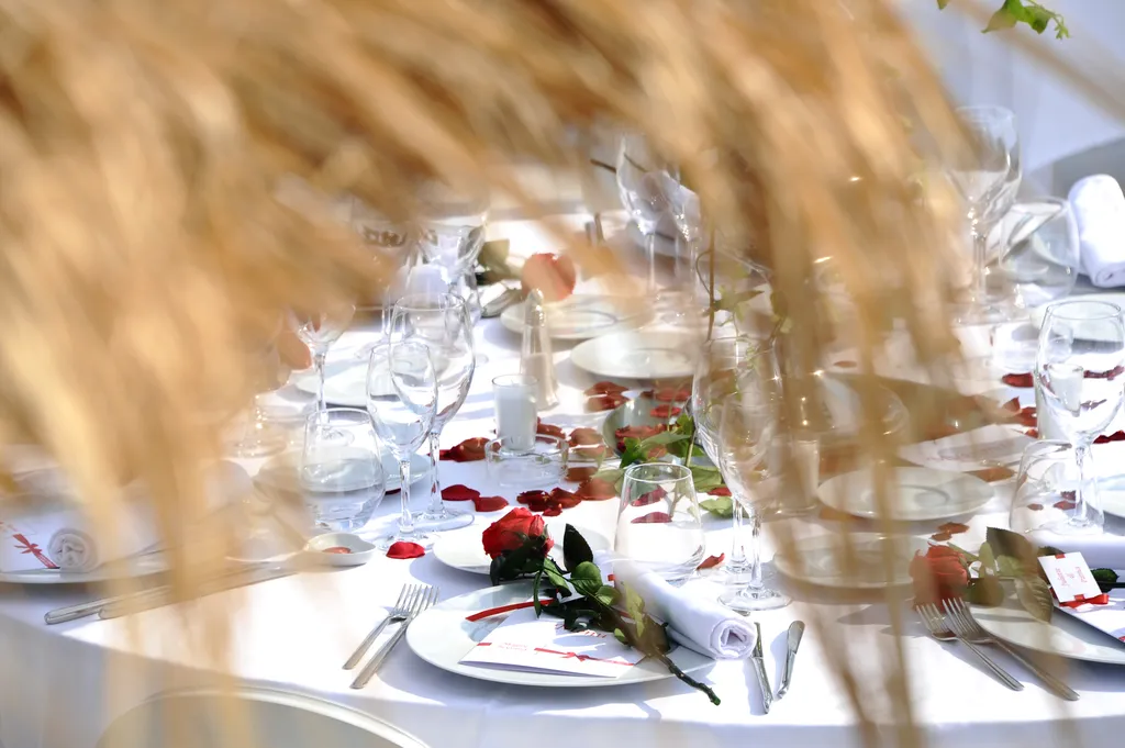 réception haut de gamme en villa à Saint-Tropez,