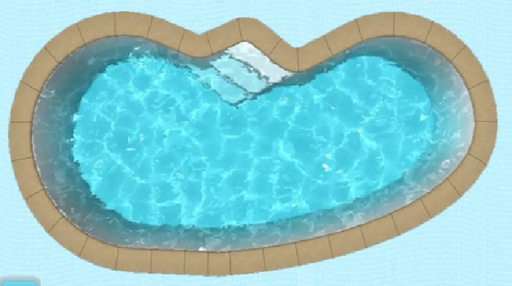 PISCINE COQUE BLUE PEARL - 7M80 X 3M20 à 3M85