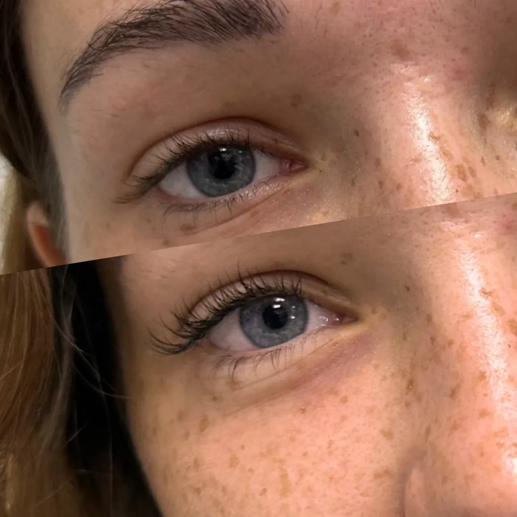 Avant Après extension de cils