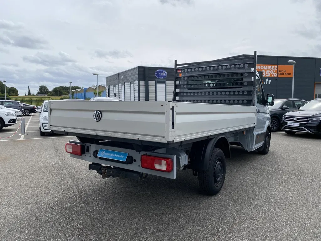 Utilitaire Volkswagen Crafter occasion à La Frénaye : châssis plateau TDI 140 chez Caudebec Automobiles près du Havre