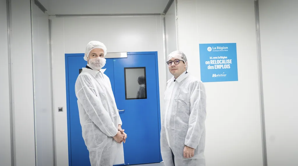Laurent Wauquiez en visite chez BENTA Lyon : un soutien fort à la relocalisation pharmaceutique
