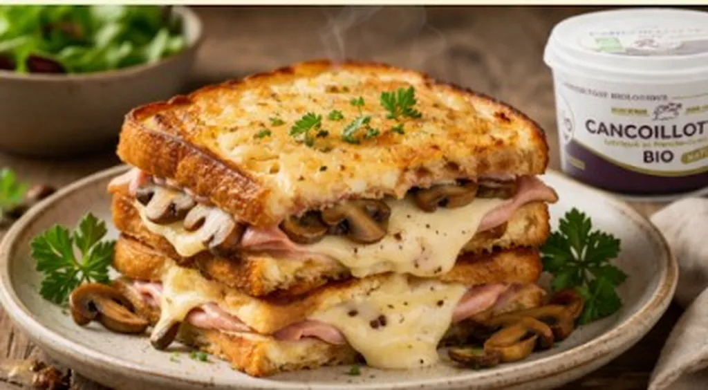 Recette : Croque monsieur à la cancoillote