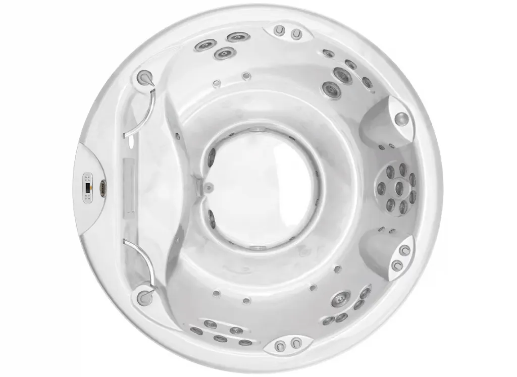 Spa rond Jacuzzi® Alimia 4 à 5 places Collection Design : l’élégance du spa rond pour un bien-être partagé