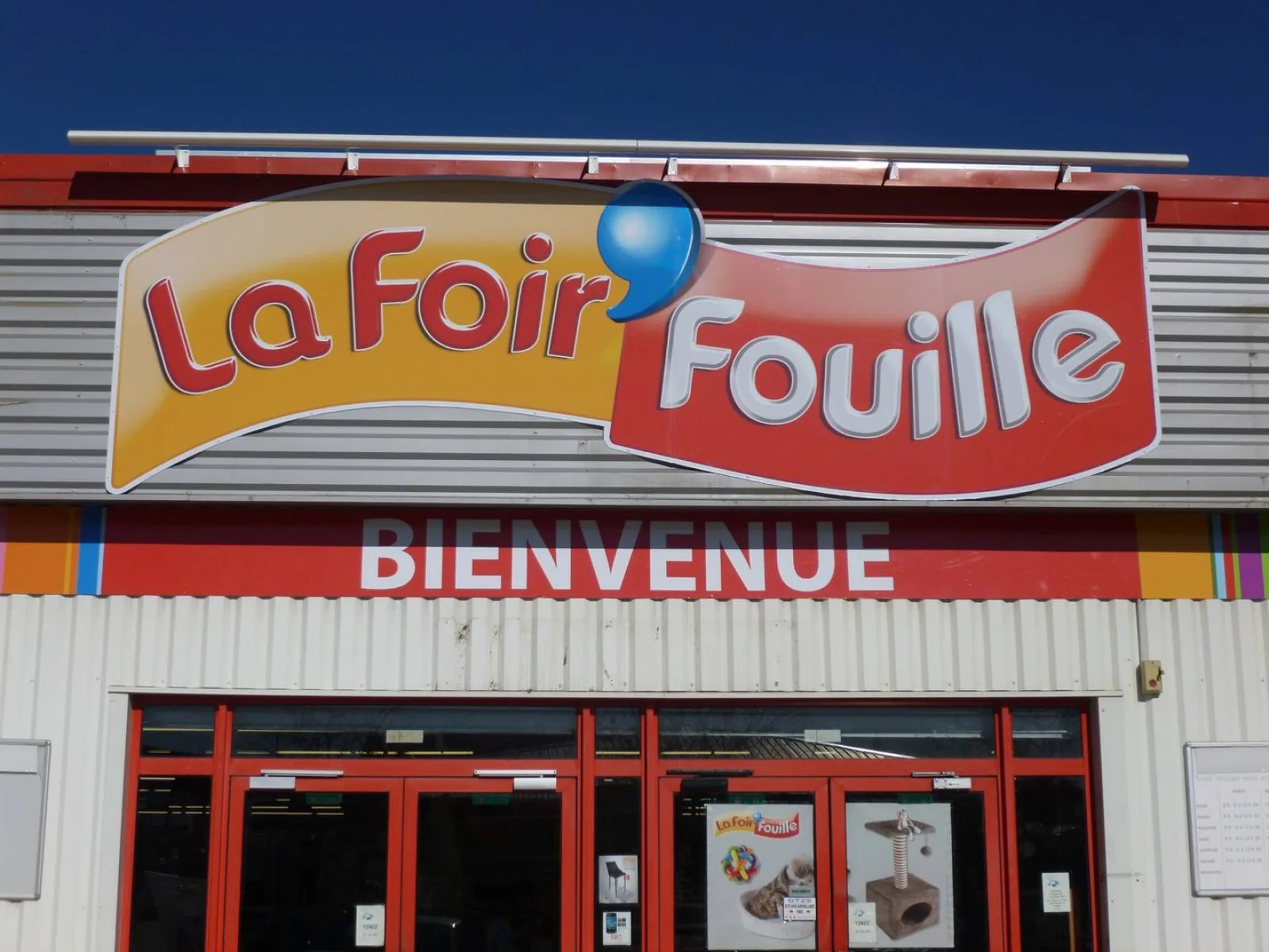 Panneau publicitaire plat