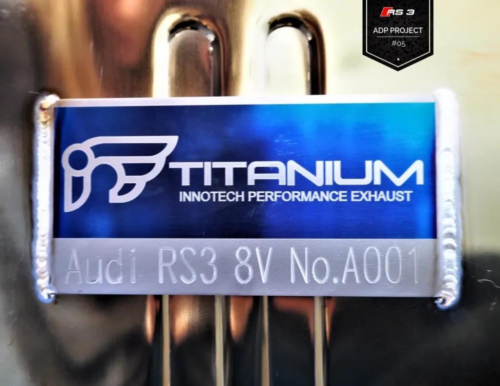 Echappement iPE Innotech Titane Aix en Provence - Audi RS3 8V ADP Performance
