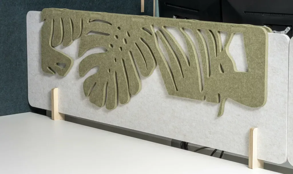 Cloison acoustique OSLO séparative en rPET design pour open space et bureaux à Toulon et dans toute la région PACA