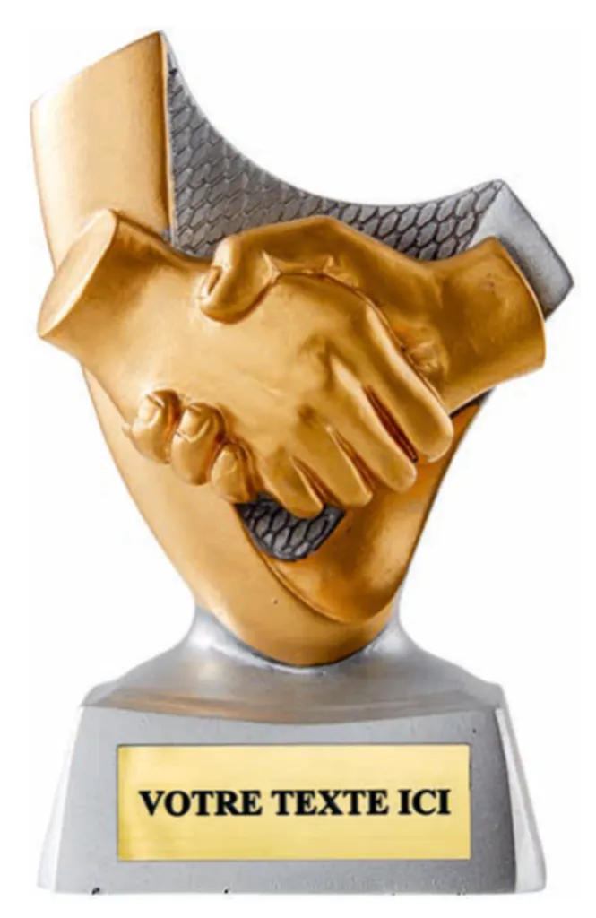 TROPHEE RESINE RECONNAISSANCE/FAIRPLAY HAUTEUR 10 CM