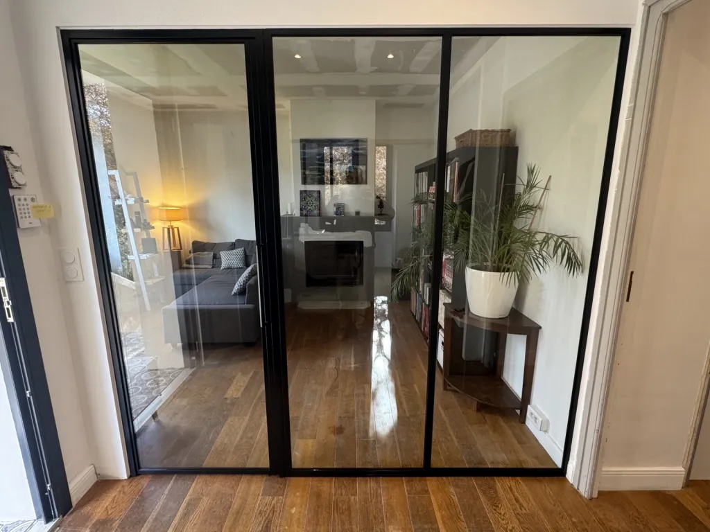 Création d'une baie vitrée en fer sur mesure à Cabriès près de Plan de Campagne