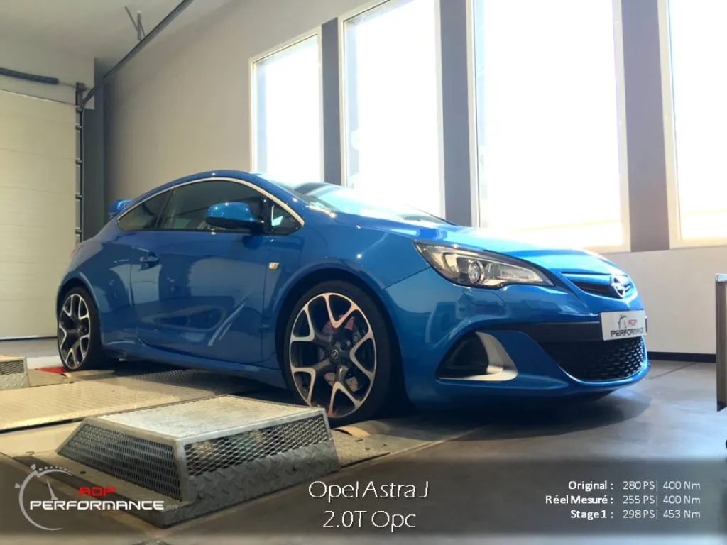 Reprogrammation moteur opel astra j opc 2.0t 280