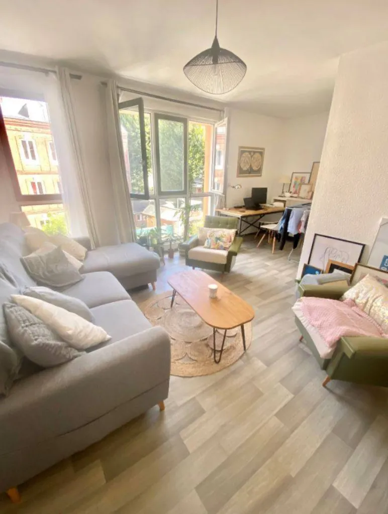 Très bel appartement en location de 47.50m², situé rue Mollien à Rouen, 690€ charges comprises