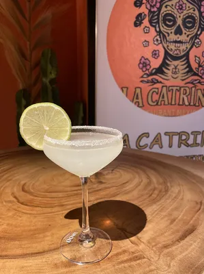 Cocktail Frozen Margarita au bar/restaurant mexicain La Catrina à Nice