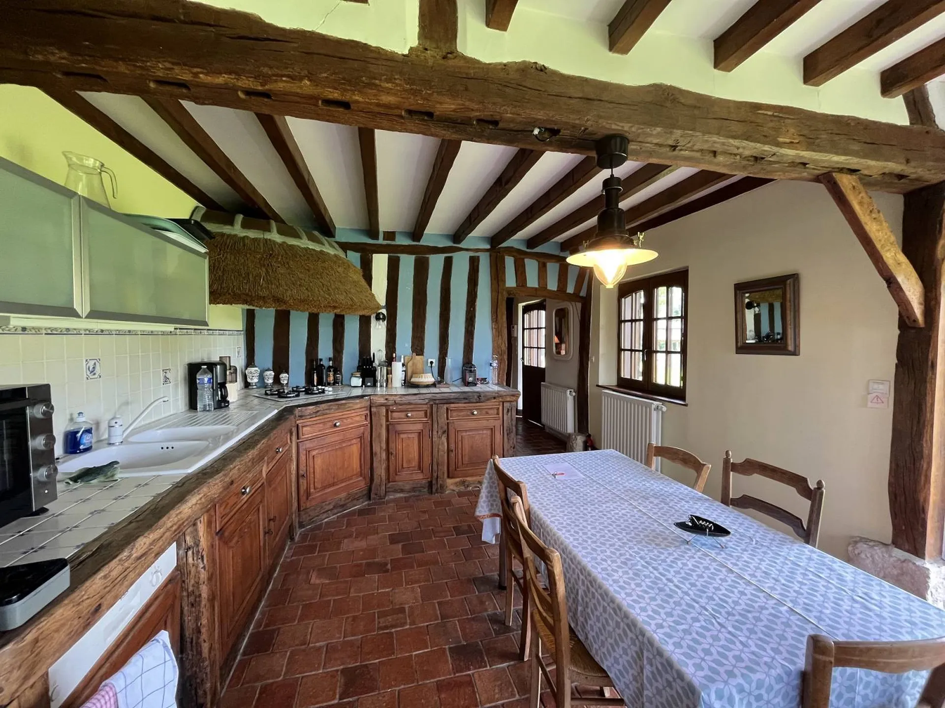 Chaumière à vendre située au calme sans vis-à-vis à Vatteville-la-Rue, avec 5723m² de terrain