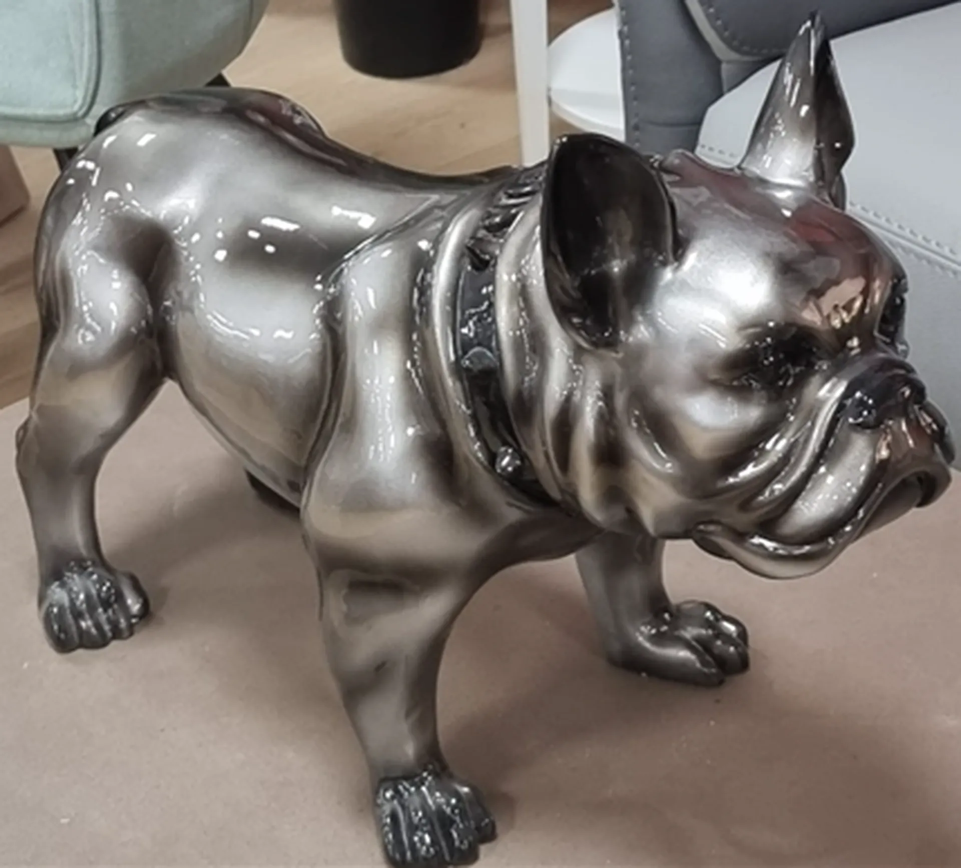 Vente de statue déco Bulldog.