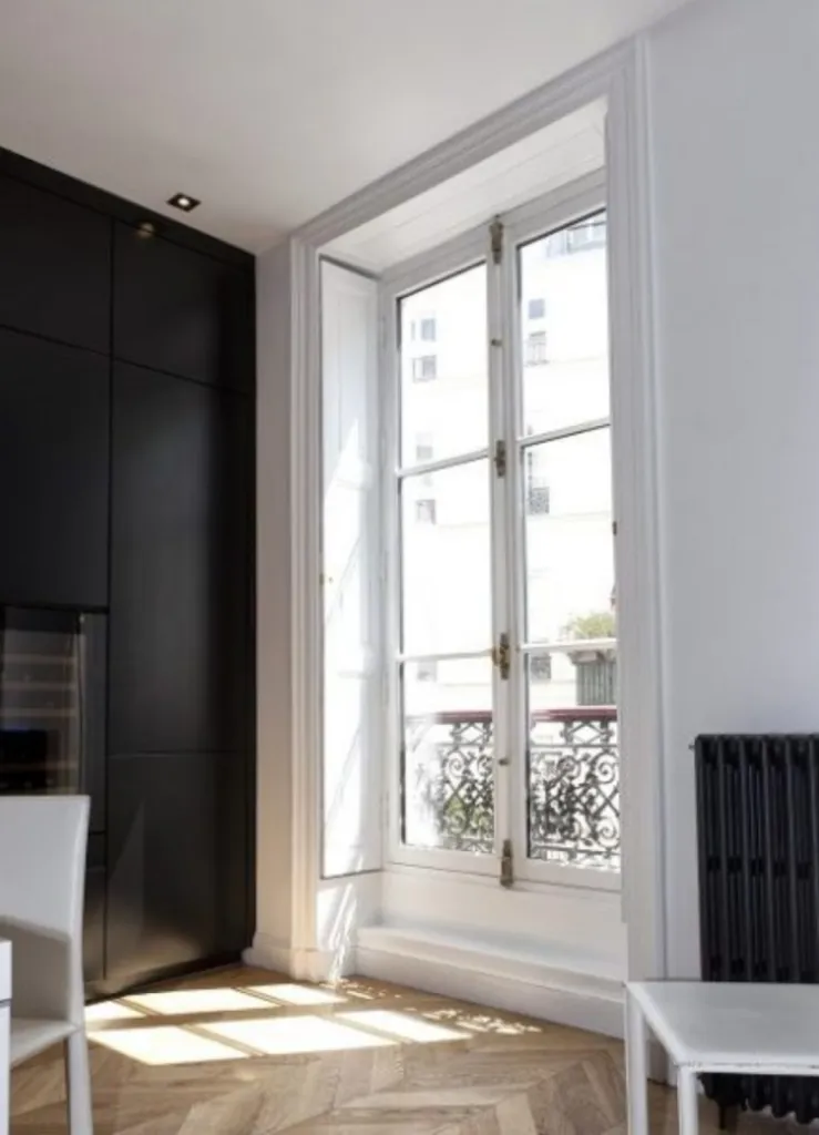 Fenêtre en bois posé en rénovation