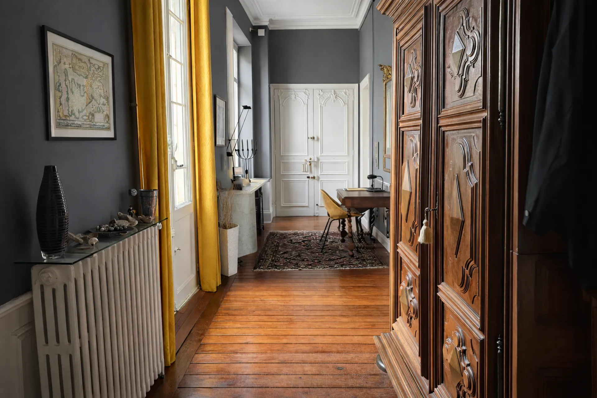 Appartement d’exception avec cour privative et garage – Centre-ville de Dieppe – Normandie – France