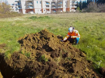 campagne de prélèvements de sols pour analyses