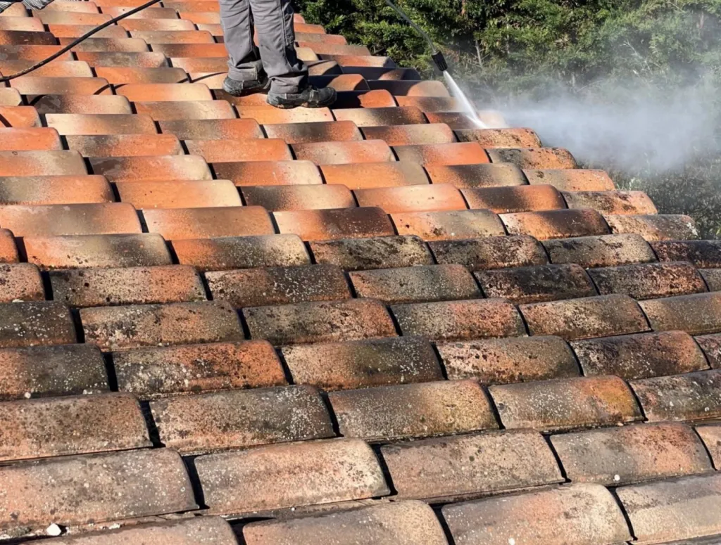 nettoyage de tuile en cours sur istres