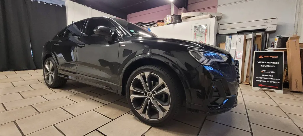 Déchromage éléments gris en covering noir brillant dans les alpes maritimes 06 