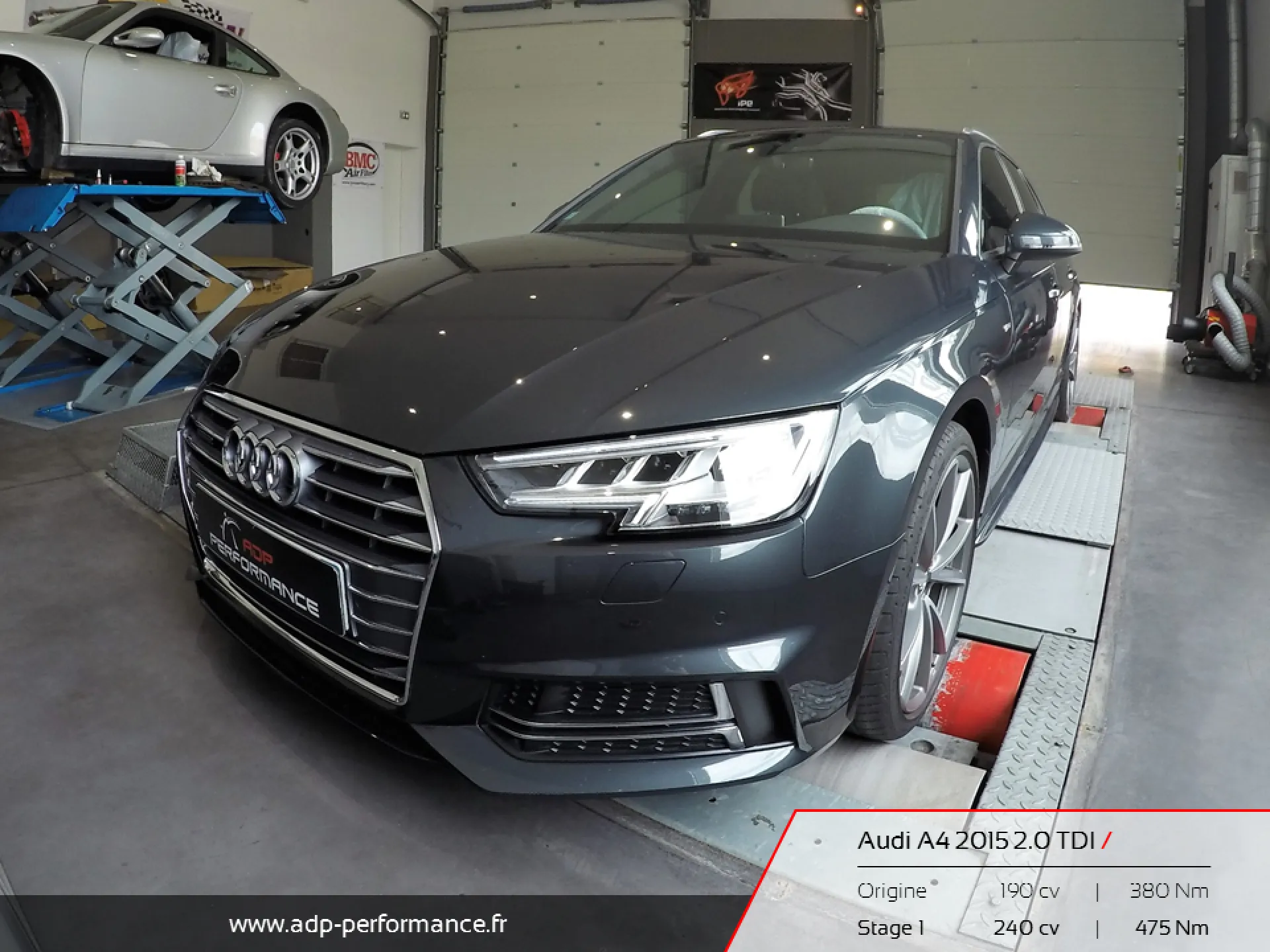 Reprogrammation moteur Aix en Provence Audi A4 2015 - ADP Performance