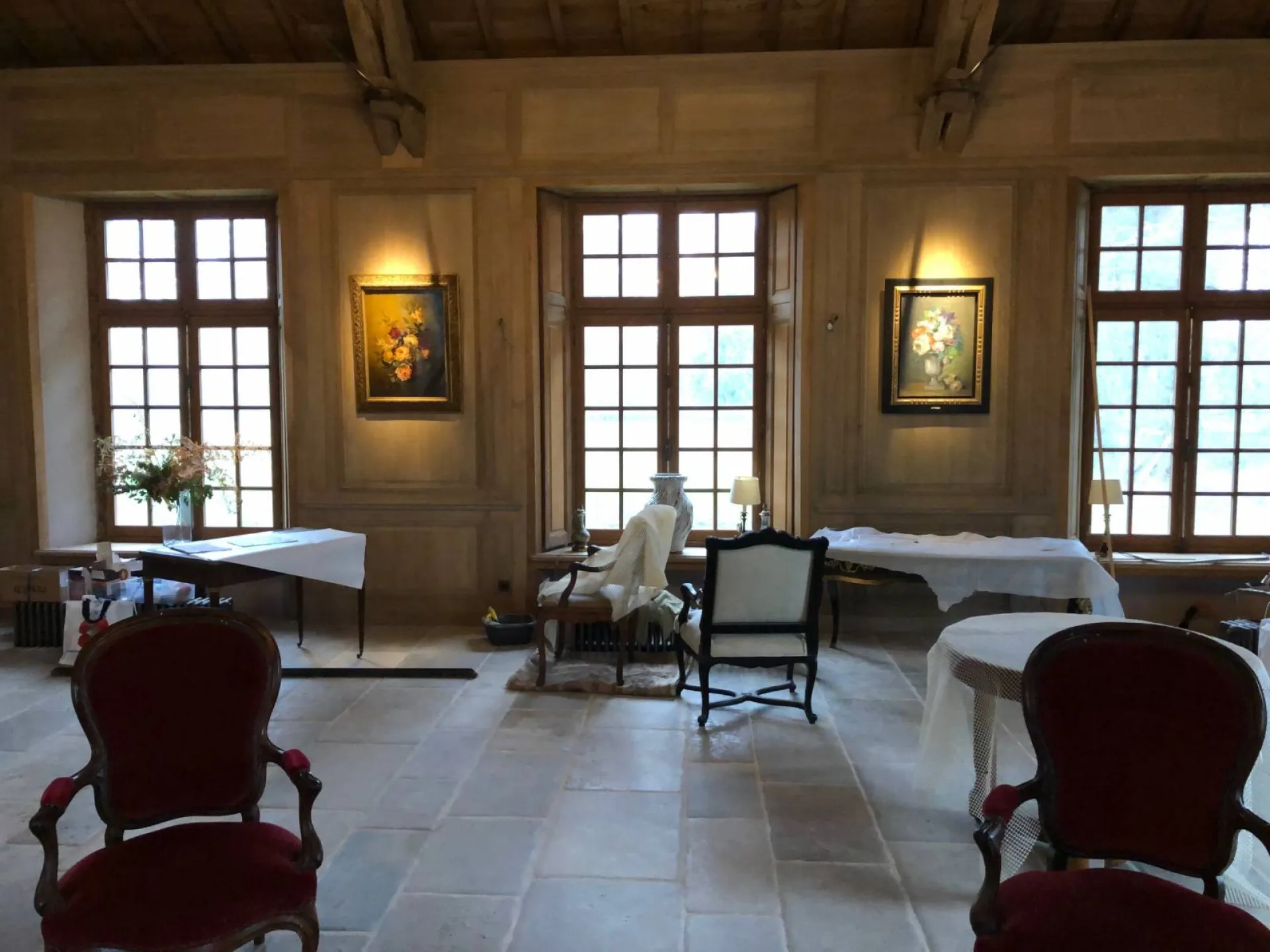 Dallage pierre ancienne pour intérieur et extérieur, Périgord, Dordogne,