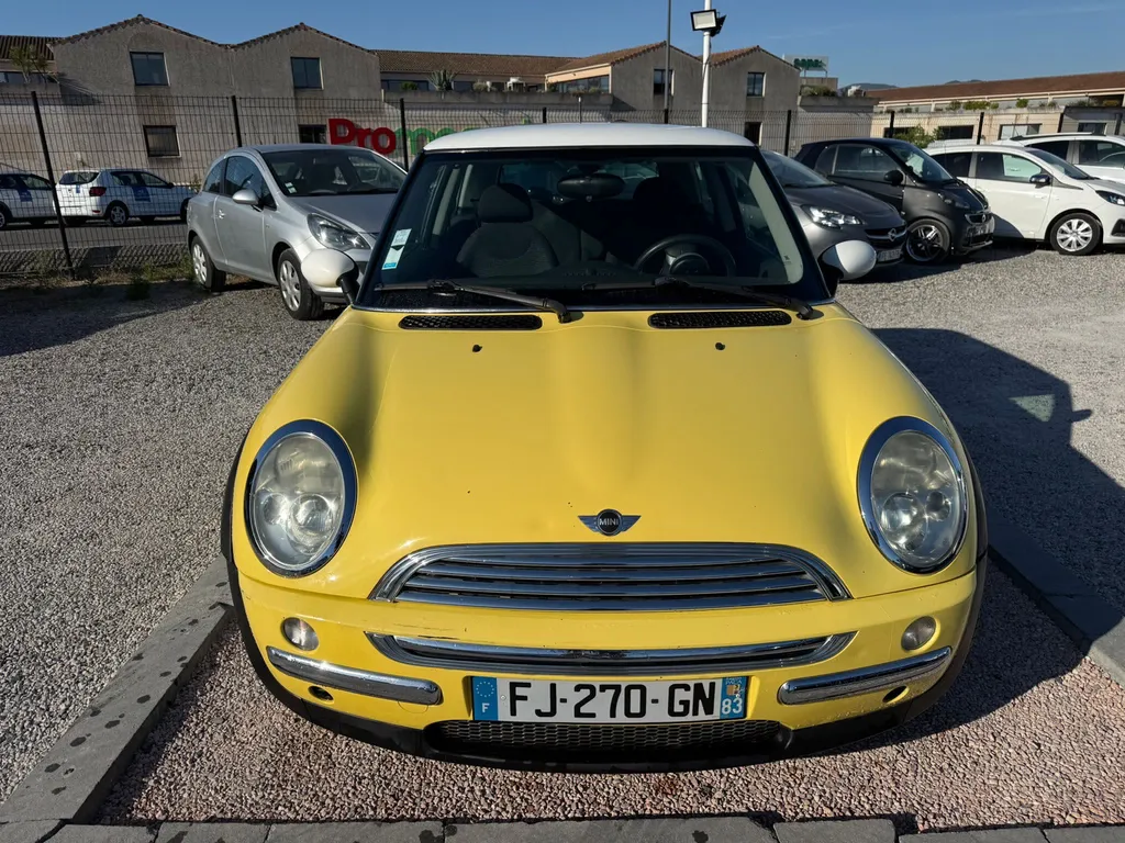 MINI COOPER 1.6 115CV JAUNE 3 PORTE 