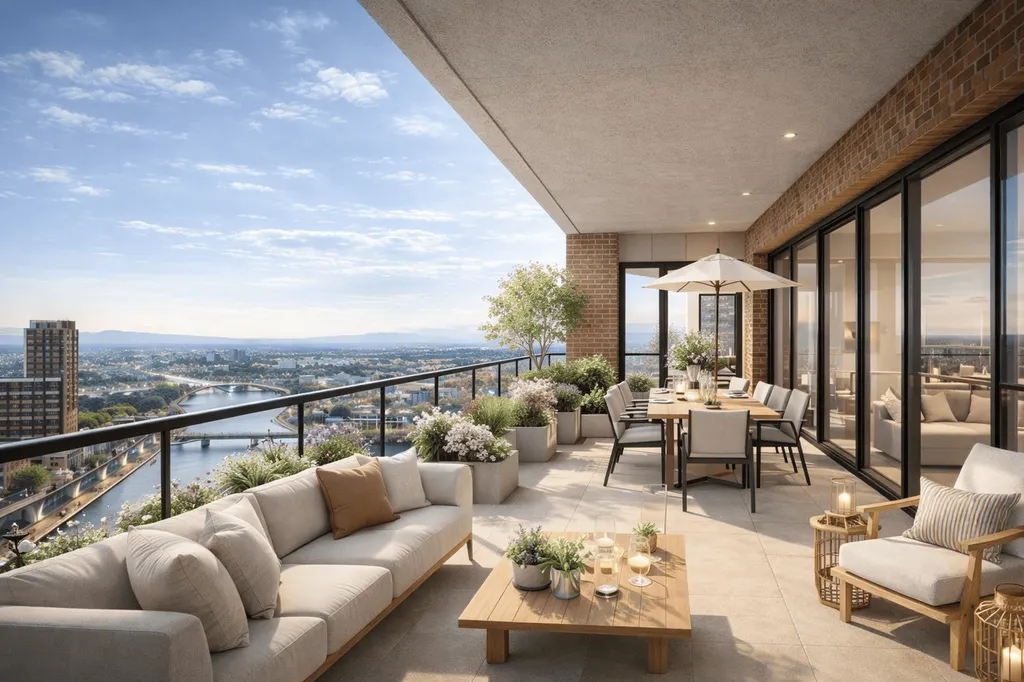 Appartement neuf Strasbourg Citadelle haut standing avec vue panoramique exceptionnelle, terrasses et prestations premium du studio au 4 pièces