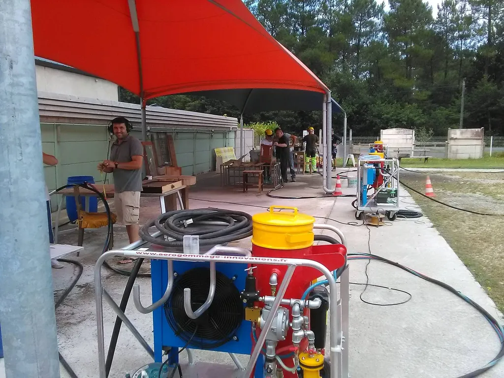 matériel aerogommeuse 