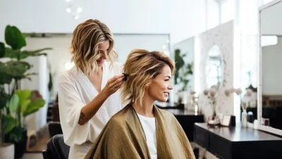 confort et détente dans un salon de coiffure