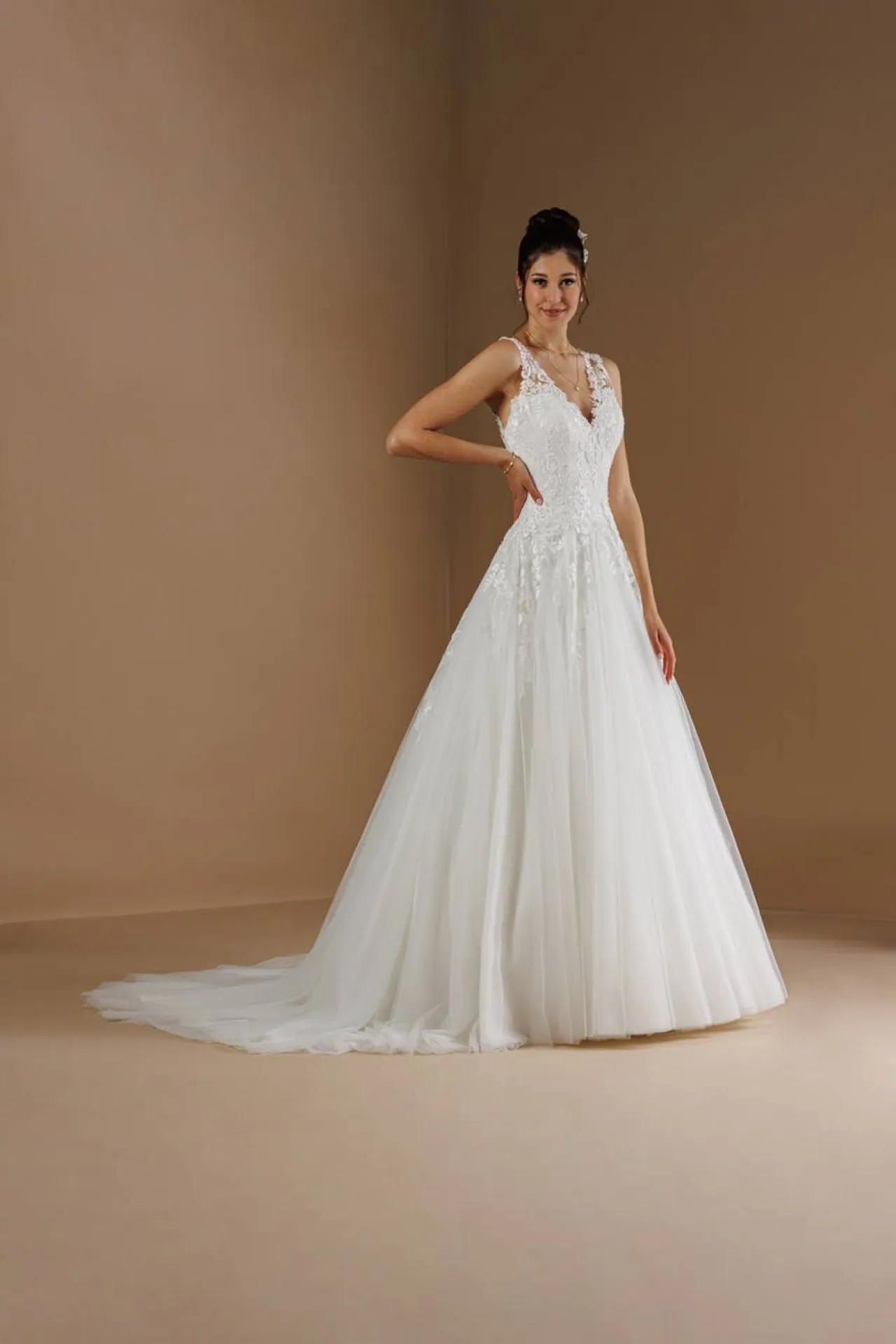 Robe de mariée princesse simple