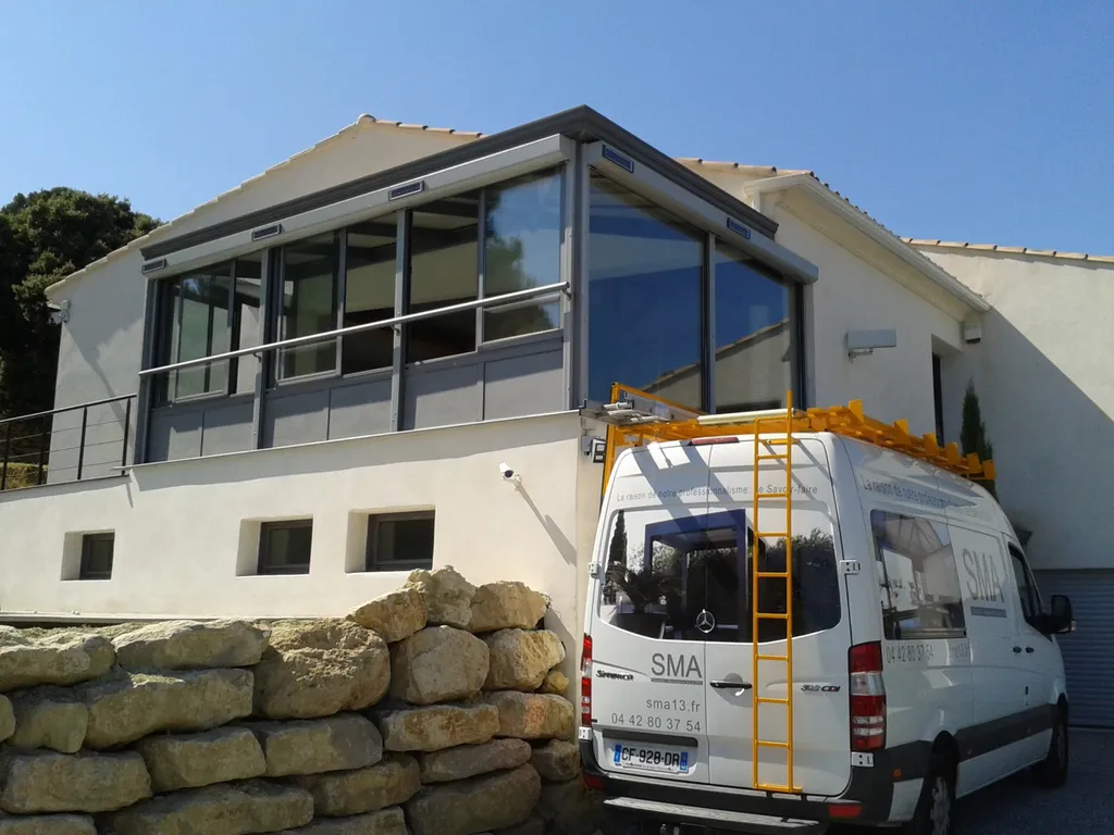 Volet roulant sur véranda à Istres