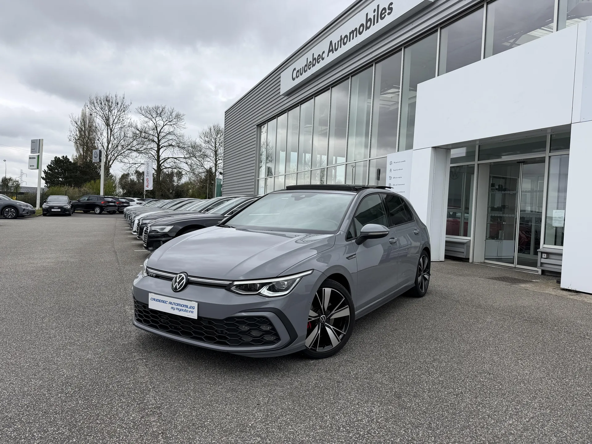 Volkswagen Golf 8 GTD d’occasion à vendre proche du Havre : découvrez cette berline sportive diesel chez Caudebec Automobiles