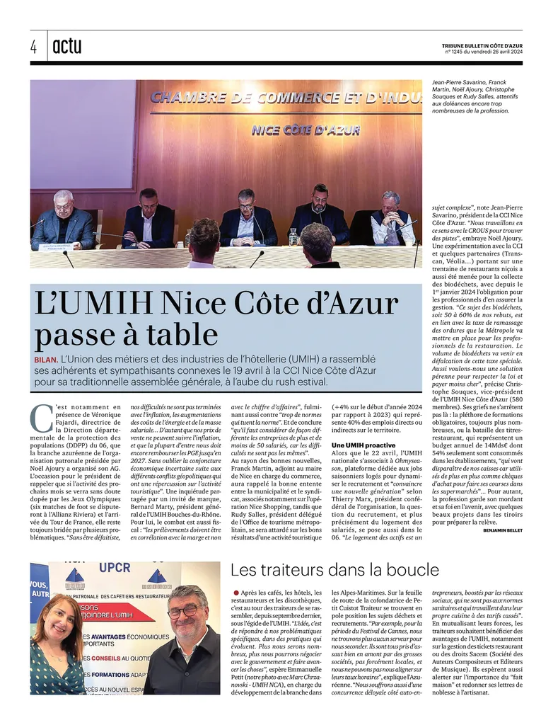 article tribune Côte d'Azur
