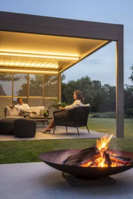 pose de pergola bioclimatique aluminium  sur mesure salon de provence