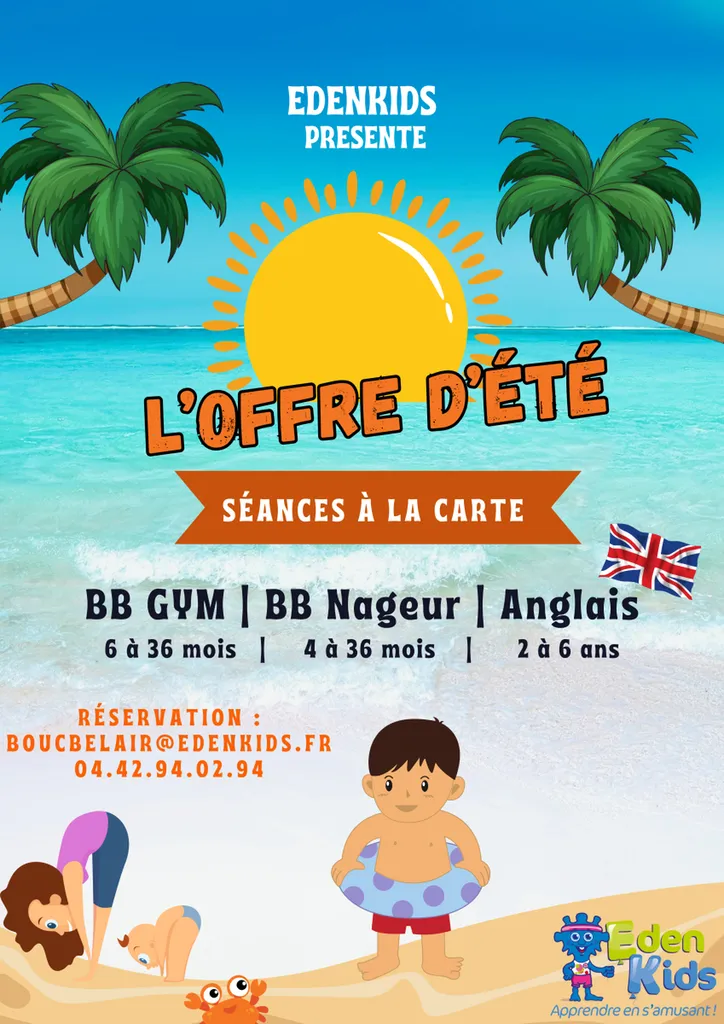 Offre à la carte EdenKids près d'Aix en Provence