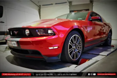 Reprogrammation moteur Salon de Provence - Ford Mustang GT 4.6 V8 319cv - ADP Performance