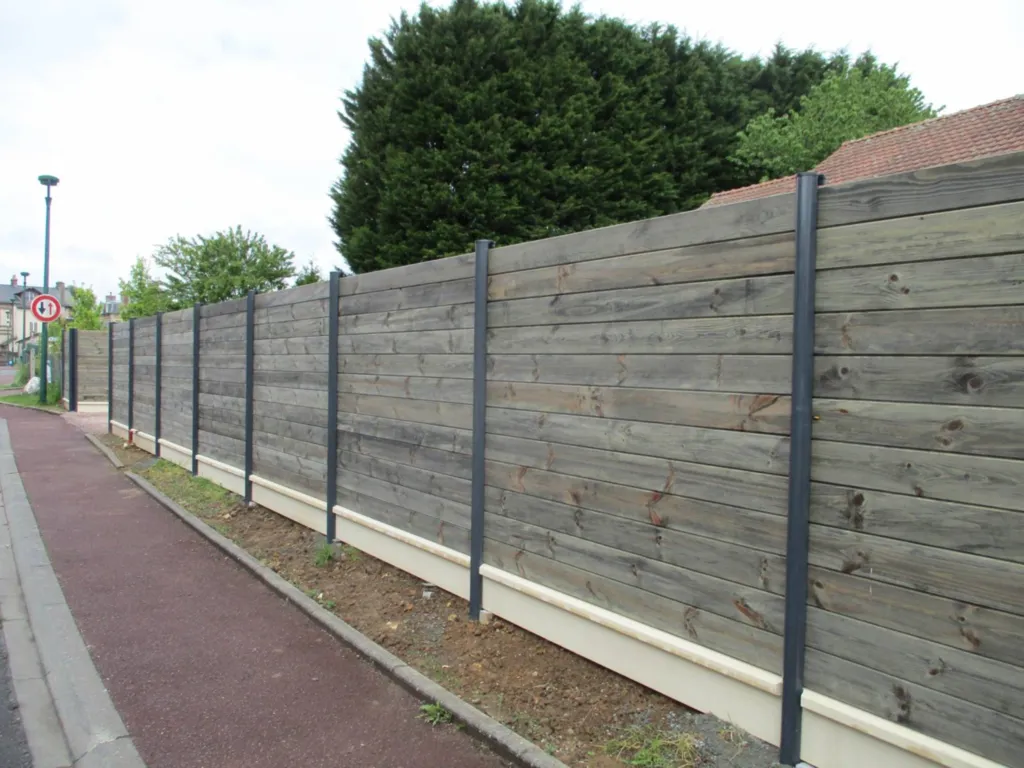 Installateur de clôture occultante bois à St Ouen de Thouberville 27