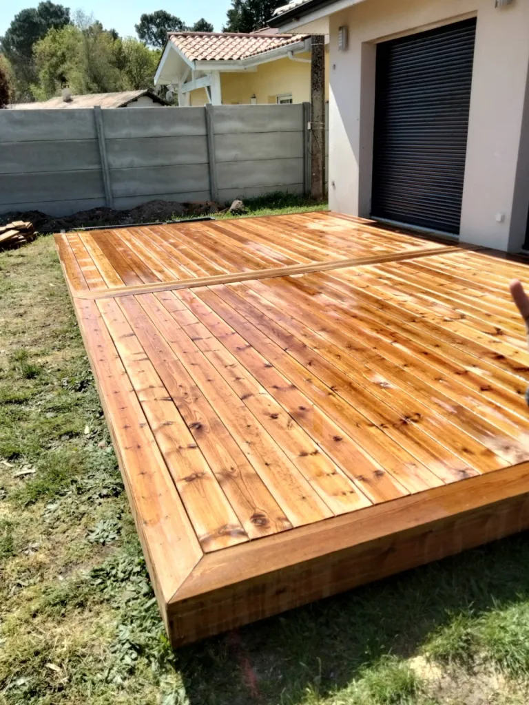 terrasse sans vis apparentT
