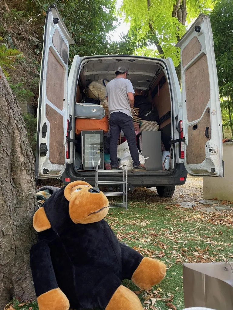 Chargement d'un camion pour un déménagement à Yvetot