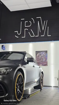 Protection de jante jaune AMG GT63S