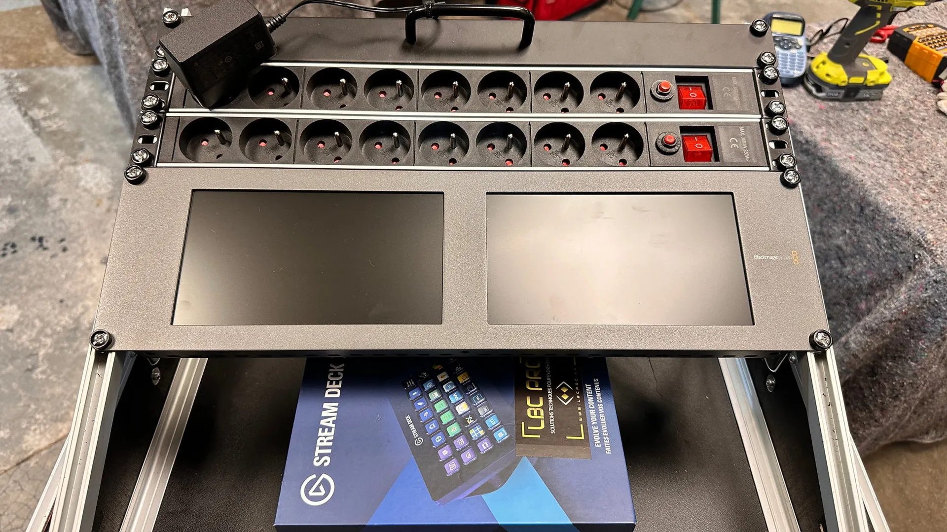 RACK REGIE AUDIO VIDEO CAPTATION STREAM