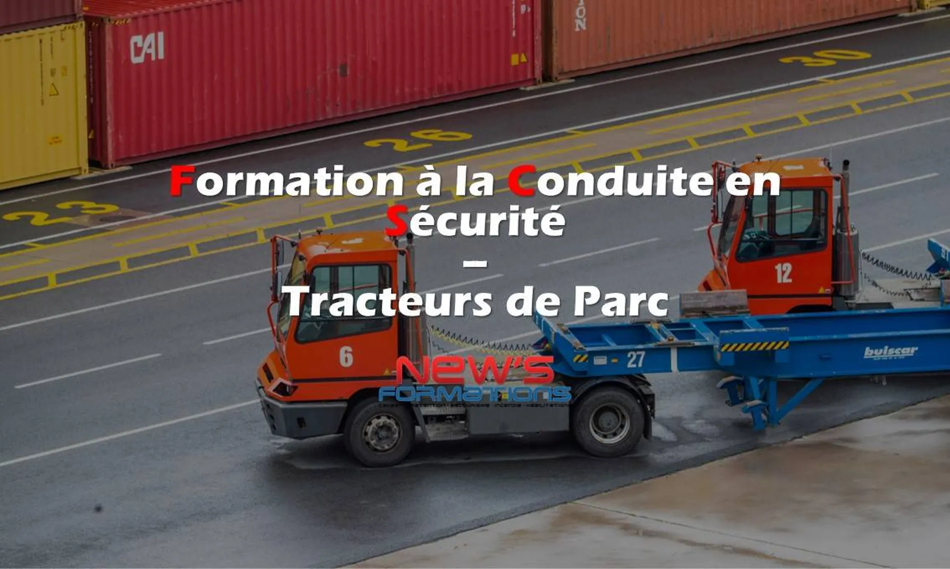 Formation à la conduite Tracteur de Parc