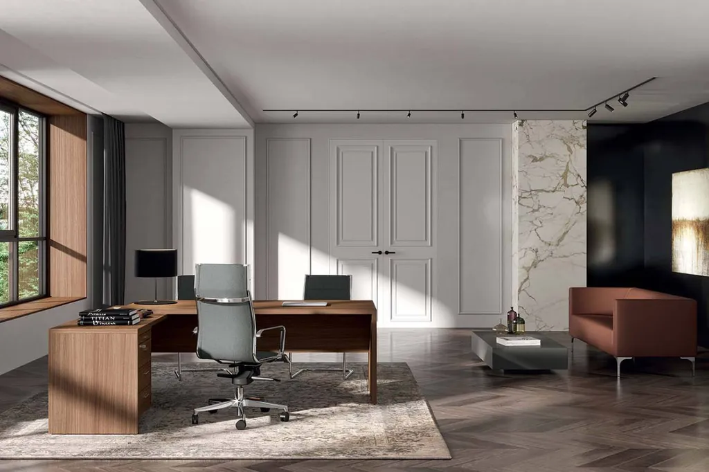 Bureau direction moderne avec fauteuil ergonomique installé à Montpellier