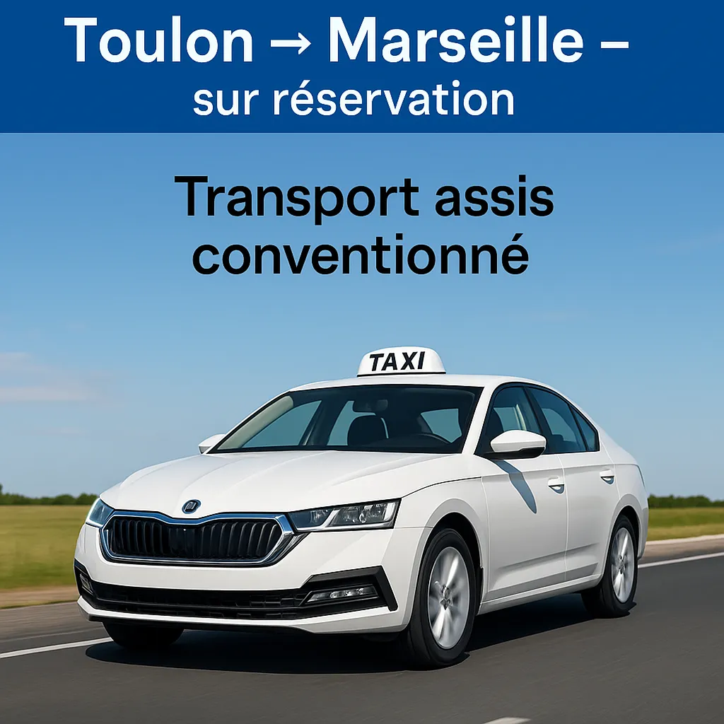 Transport assis conventionné toulon marseille