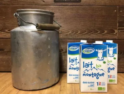 Le lait de montagne BIO Vilactée produit par Biodéal