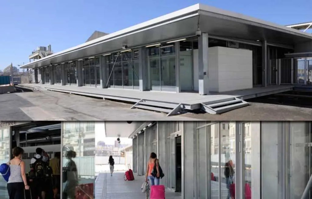 GARE MARITIME DE LA JOLIETTE pour les passagers de la SNCM Marseille