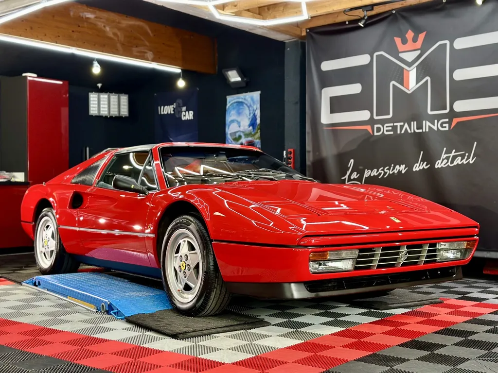 Traitement céramique lyon polissage carrosserie DETAILING Ferrari 328 GTS