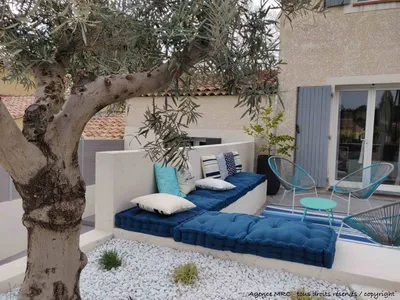 projet d'aménagement extérieur à Marseille 13011 avec l'Agence MRC, Architecte Paysagiste style Santorin