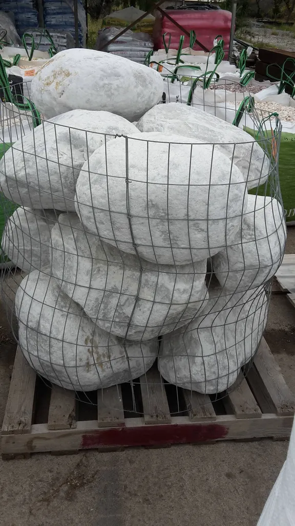 GALETS MARBRE BLANC PUR